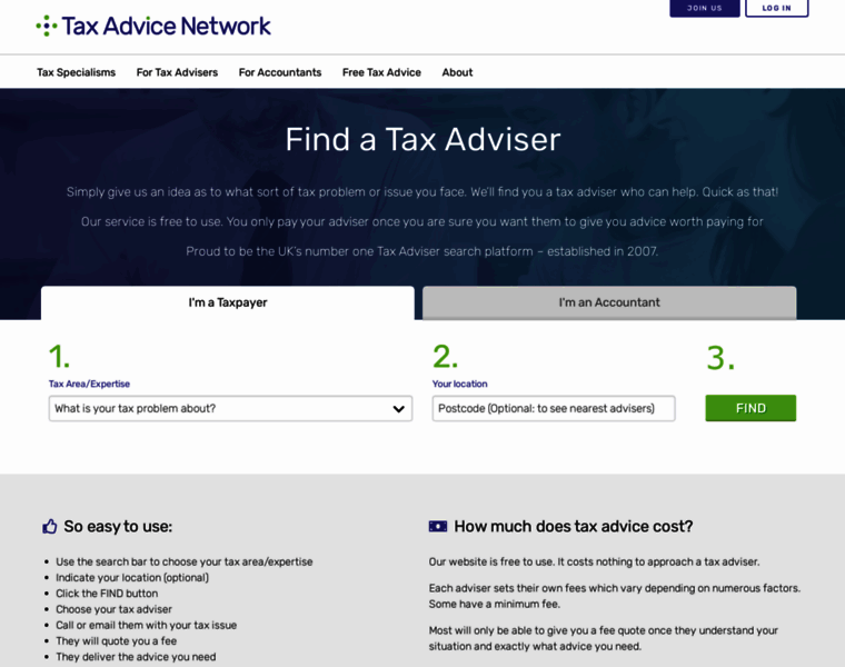 Taxadvicenetwork.co.uk thumbnail