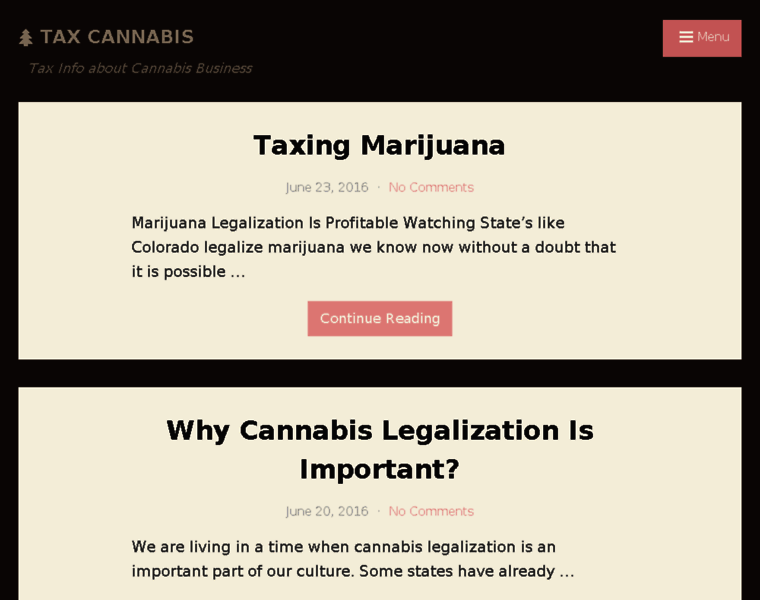 Taxcannabis.org thumbnail