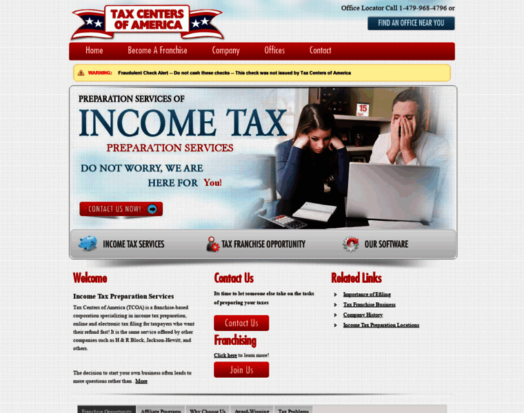 Taxcentersofamerica.net thumbnail