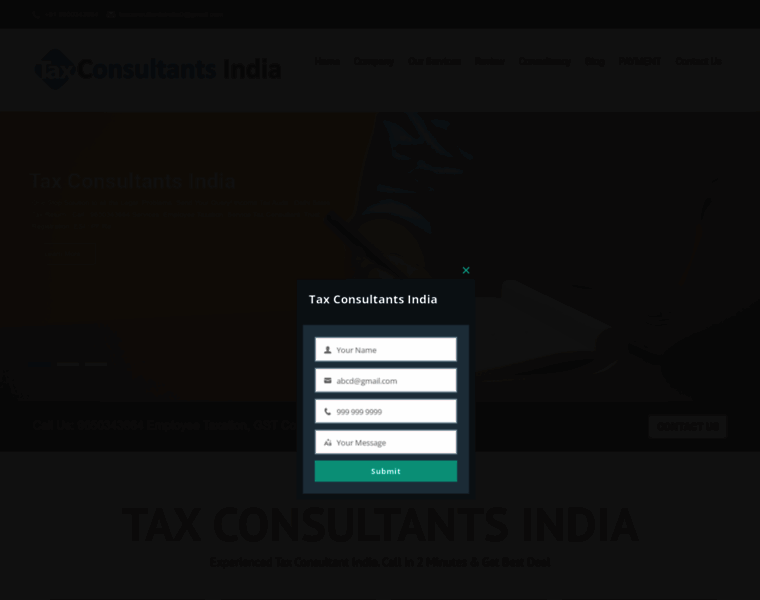 Taxconsultantsindia.co.in thumbnail