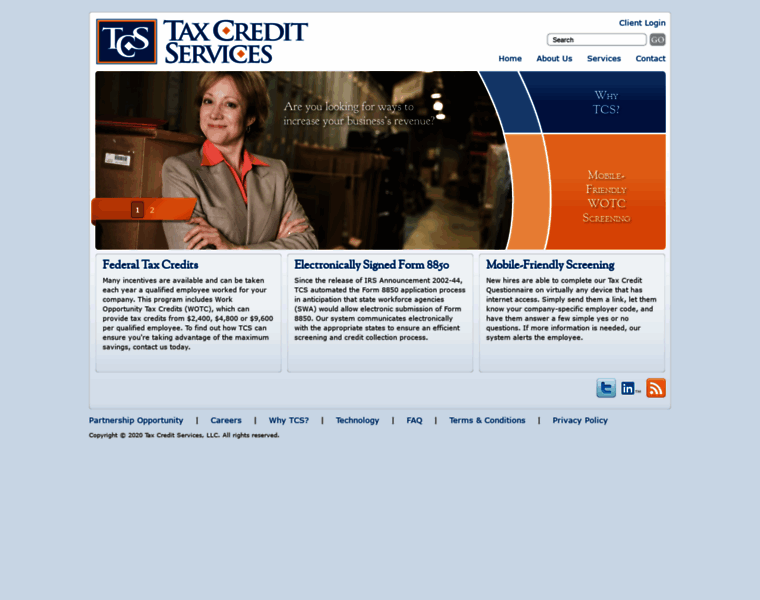 Taxcreditservices.com thumbnail