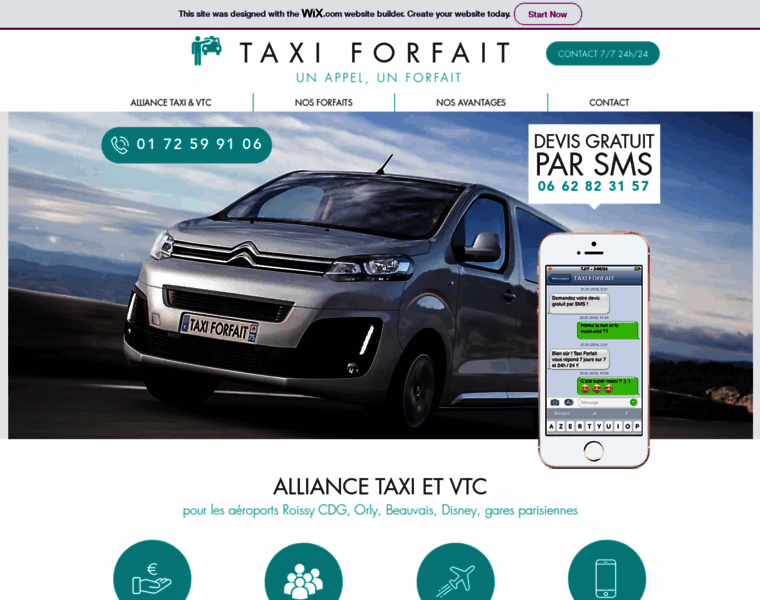 Taxi-forfait.fr thumbnail