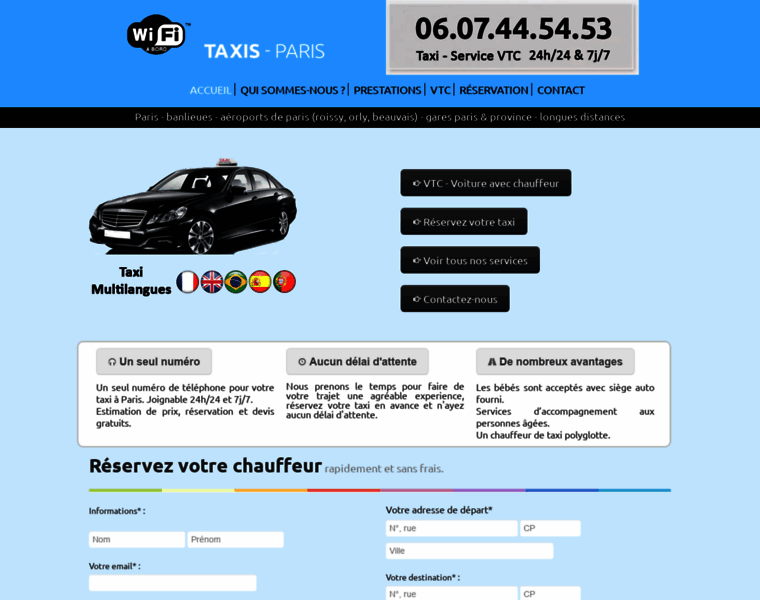 Taxi-paris-reservation.fr thumbnail