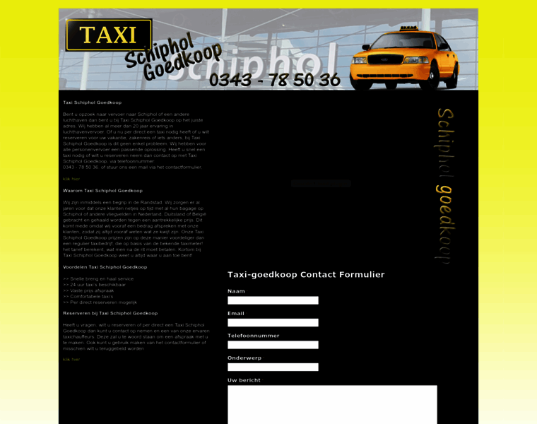 Taxi-schiphol-goedkoop.nl thumbnail