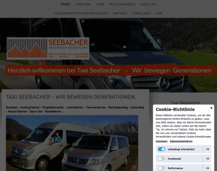 Taxi-seebacher.at thumbnail