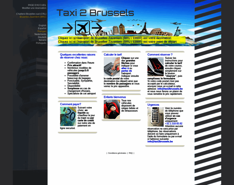 Taxi2brussels.be thumbnail
