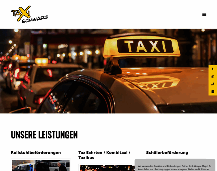 Taxibetriebe-schwarz.de thumbnail