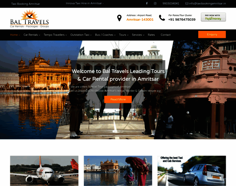 Taxibookingamritsar.in thumbnail