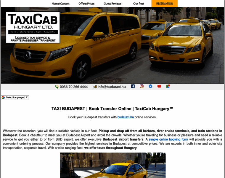 Taxibudapest.eu thumbnail