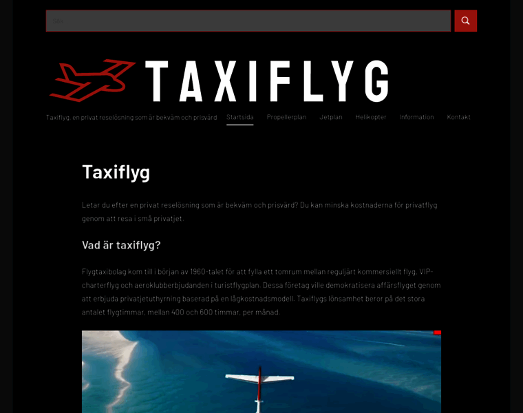 Taxiflyg.se thumbnail