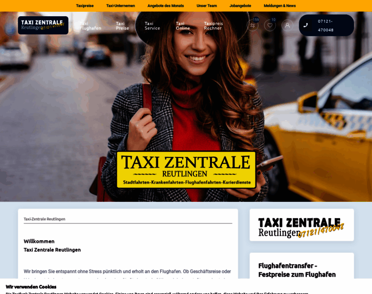 Taxifunk-zentrale-reutlingen.de thumbnail