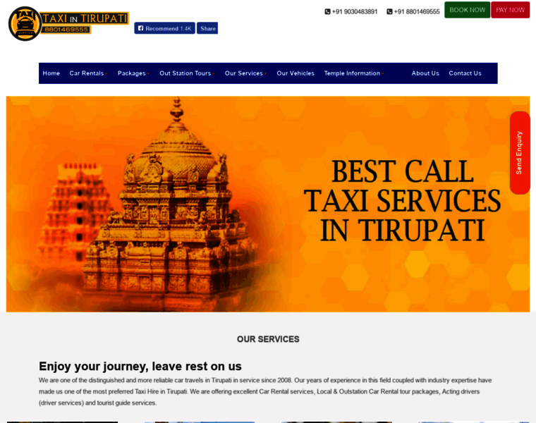 Taxiintirupati.com thumbnail