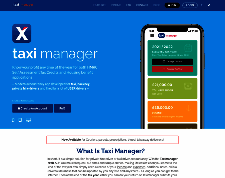 Taximanager.co.uk thumbnail