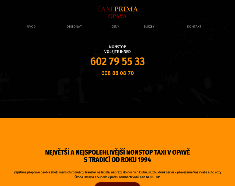 Taxiprima-opava.cz thumbnail