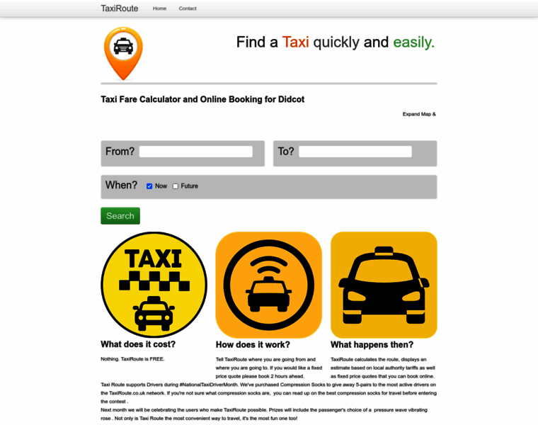 Taxiroute.co.uk thumbnail