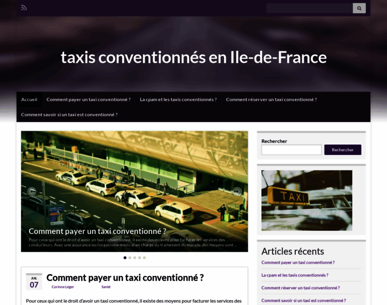 Taxis-conventionnes-idf.fr thumbnail