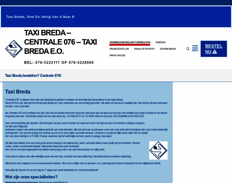 Taxiservicebreda.nl thumbnail