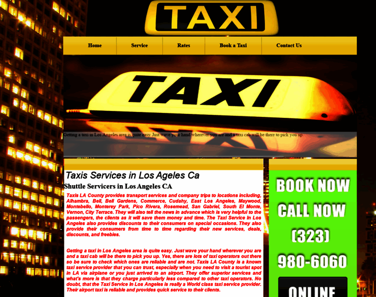Taxislacounty.com thumbnail