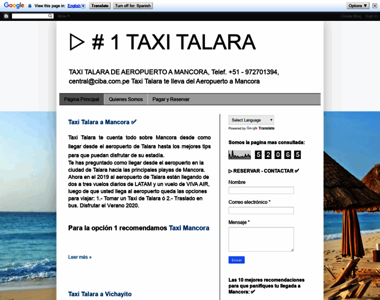 Taxitalara.com thumbnail
