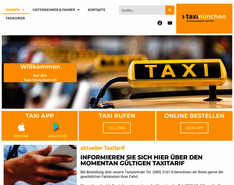 Taxizentrale-muenchen.de thumbnail