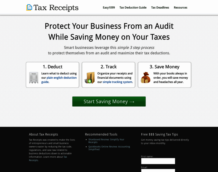 Taxreceipts.com thumbnail