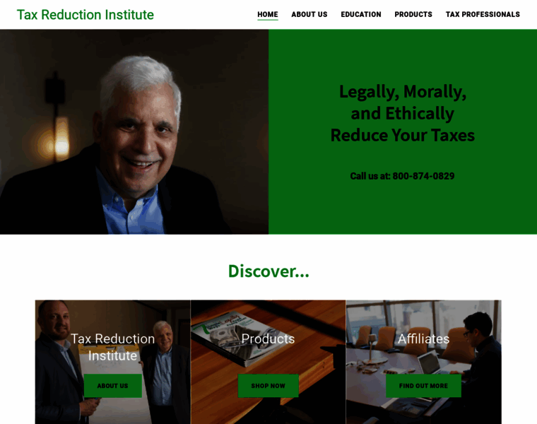Taxreductioninstitute.com thumbnail