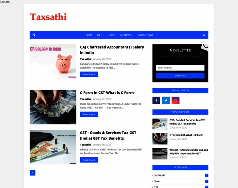 Taxsathi.in thumbnail