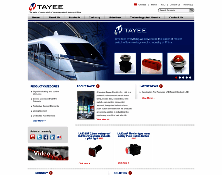 Tayee-electric.com thumbnail