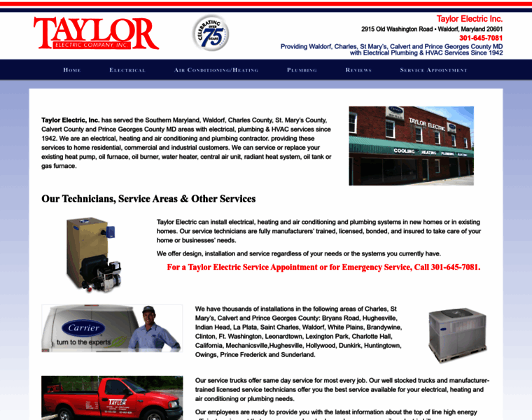 Taylorelectricairconditioningplumbing.com thumbnail