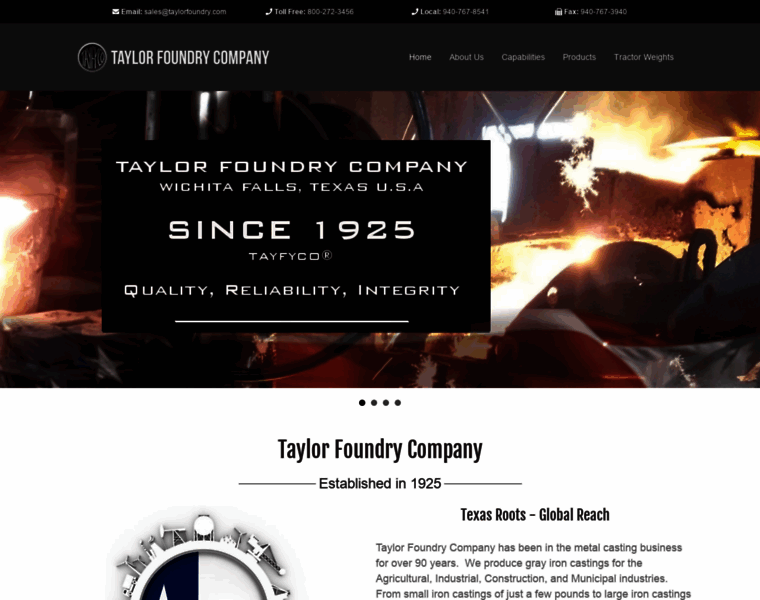 Taylorfoundry.com thumbnail