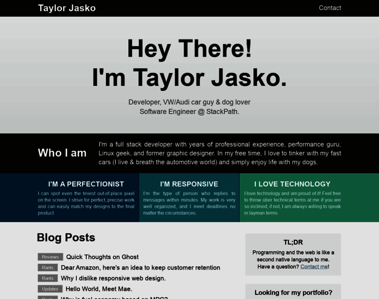 Taylorjasko.com thumbnail