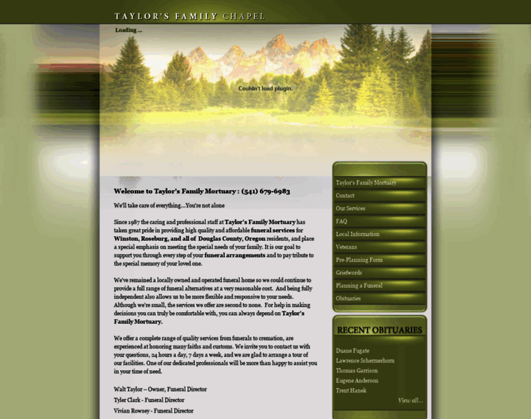 Taylorsfamilychapel.com thumbnail Taylorsfamilychapel.com thumbnail