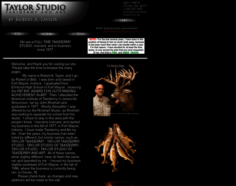 Taylorstudio-taxidermy-art.com thumbnail Taylorstudio-taxidermy-art.com thumbnail