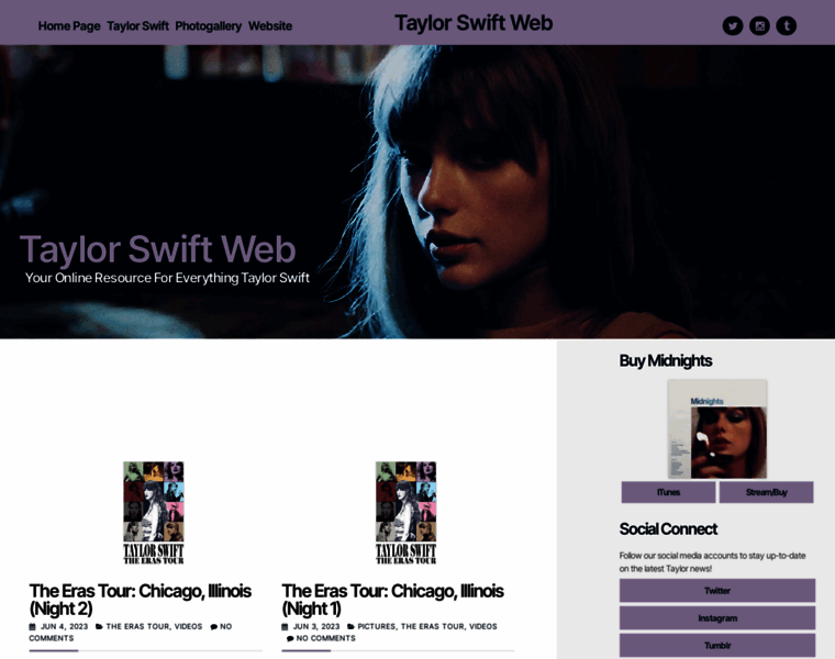 Taylorswiftweb.net thumbnail