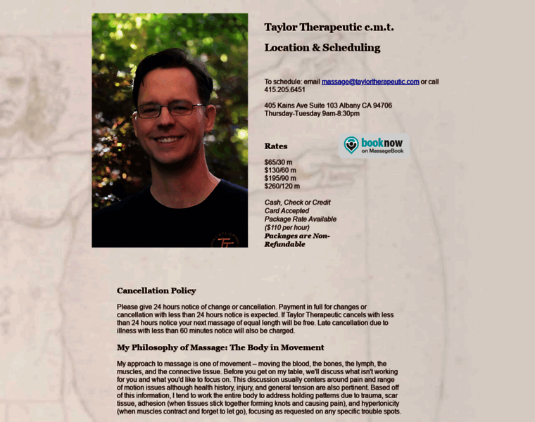 Taylortherapeutic.com thumbnail