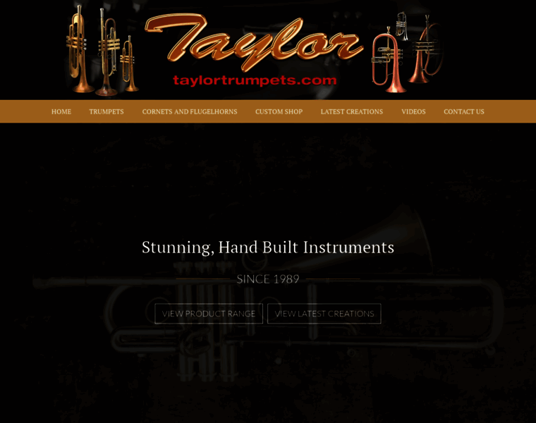 Taylortrumpets.com thumbnail