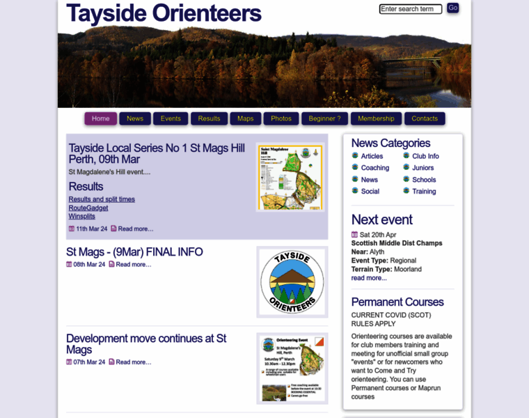 Taysideorienteers.org.uk thumbnail