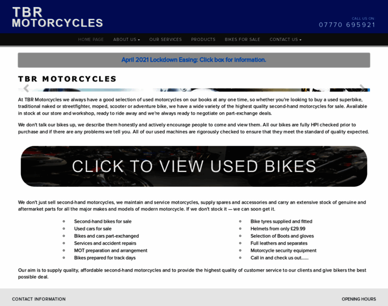 Tbrmotorcycles.com thumbnail