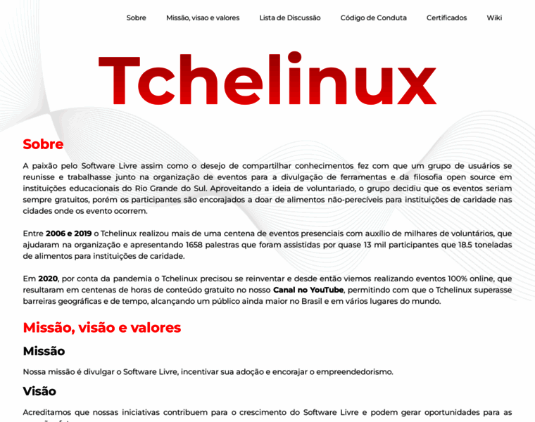Tchelinux.org thumbnail