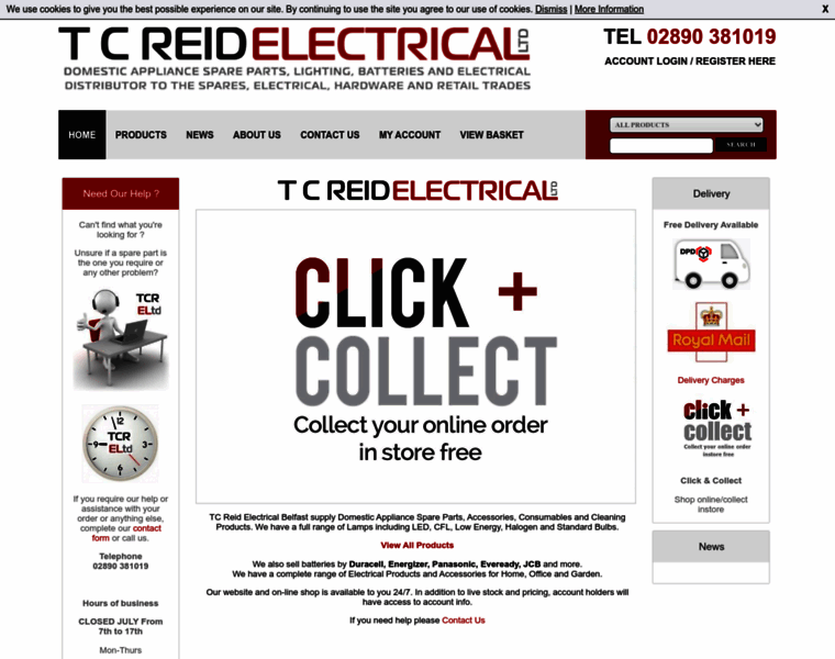 Tcreidelectrical.co.uk thumbnail