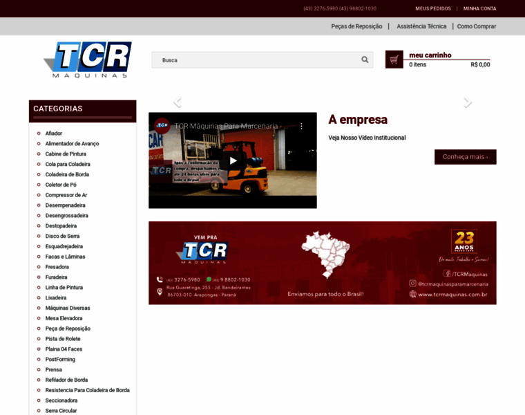 Tcrmaquinas.com.br thumbnail