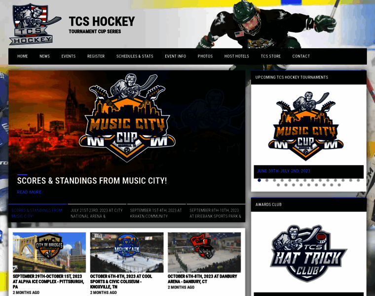 Tcshockey.com thumbnail