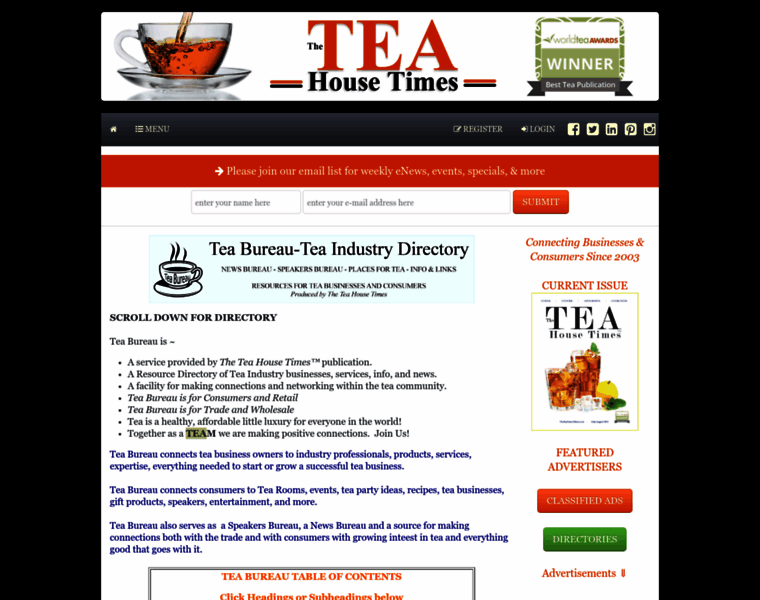 Teabureau.com thumbnail