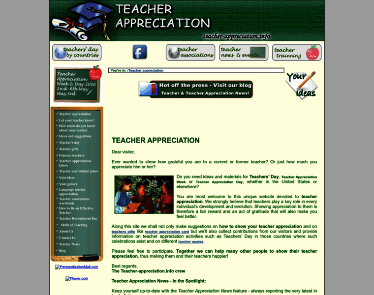 Teacher-appreciation.info thumbnail