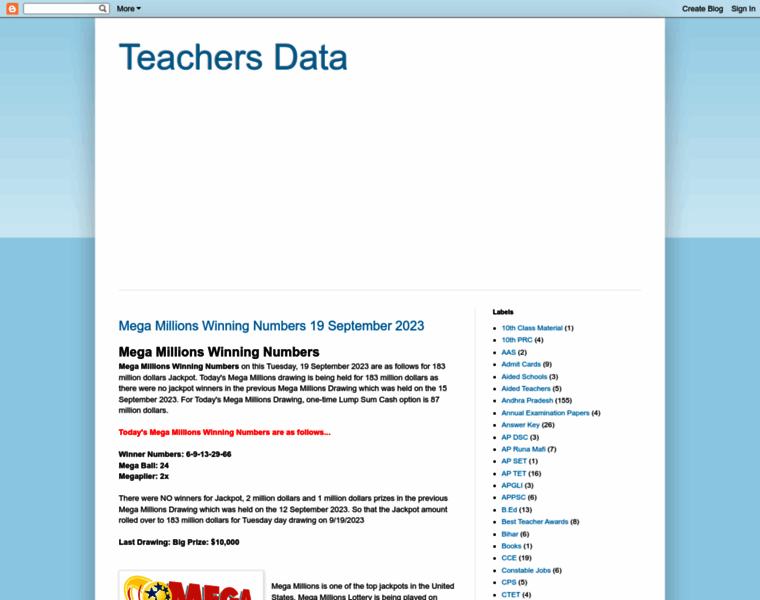 Teachersdata.com thumbnail