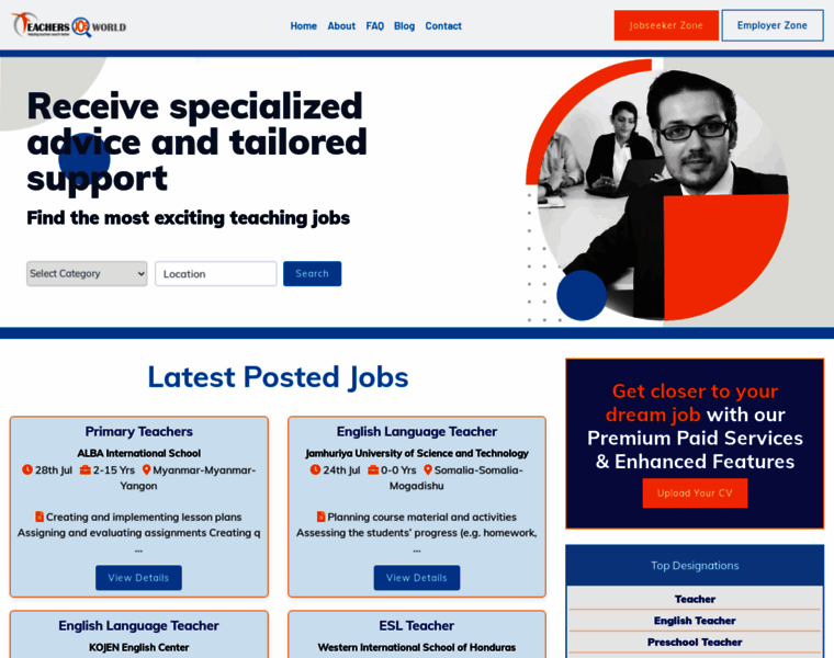 Teachersjobworld.com thumbnail