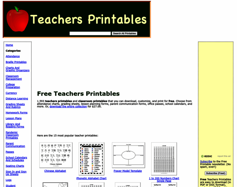 Teachersprintables.net thumbnail