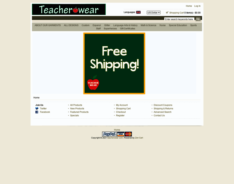 Teacherwear.com thumbnail