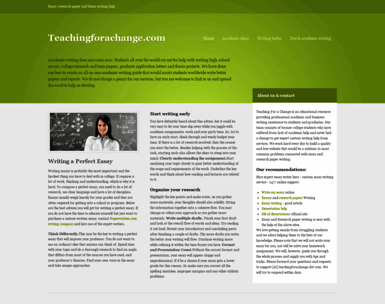 Teachingforachange.com thumbnail