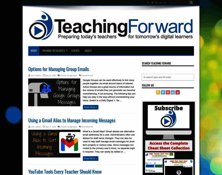 Teachingforward.net thumbnail